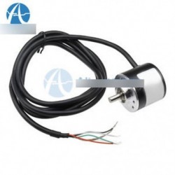 Új 360P / R növekményes rotációs Encoder AB fázis kódoló 6mm tengely W csatlakozó