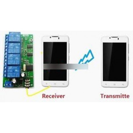 AD22B04 12V 4CH MT8870 DTMF hangjel-dekóder relé Telefon távirányító PLC
