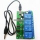 AD22B04 12V 4CH MT8870 DTMF hangjel-dekóder relé Telefon távirányító PLC