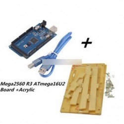 Új Mega2560 R3 ATmega16U2 kártya   akril doboz doboz átlátszó tok
