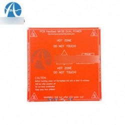 2PCS RepRap 3D nyomtató PCB Melegített MK2B hőágyas lemez Prusa Mendel 12V 24V