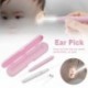 Baba fültisztító fényes viasz eltávolító eszköz Zseblámpa Earpick Earwax eltávolító fénykanál
