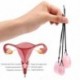 3PCS természetes jade tojások fúrt Yoni tojás nőies higiénia Kegel edző hüvelyi feszítő izom