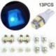 13 db / Set autós LED T10 dupla pont 31 mm olvasólámpa rendszámtábla világítás