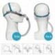 WNP orrpárna maszk a CPAP BiPAP Ventilator Sleep univerzális párnapárnához, horkolásgátló PM2
