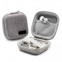 Anti Shock Mini fejhallgató tok, hordozható fülhallgató  USB kábel doboz tárolás memóriakártya fülhallgatóhoz