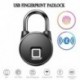 USB ujjlenyomat lakat Bluetooth APP Smart Keyless Lock Vízálló biometrikus biztonsági zár