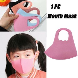 Fekete Pamut újrafelhasználható pormentesítő szivacs maszkok Gyerekeknek arcmaszk szájmaszk