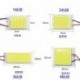 12 V-os, 24SMD COB LED-es panel Autó belső tér olvasólámpa izzó fény kupola T10 adapterrel festoon alap