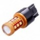 1 db T20 7440 1000LM 15 SMD 3030 LED sárga színű irányjelző fehér automatikus hátsó izzó piros autófék lámpa