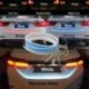 1,2 m-es 12 V-os négyszínű autó 36-as típusú LED-es autó csomagtérajtó, vízálló irányjelző lámpa