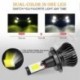 9005 / H11 / H3 / 880 / H1 LED izzó kétszínű autó fényszóró 3000K 6000K 2400LM autó LED ködlámpa 12V