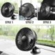 12 V / 24 V-os univerzális mini USB töltő autó elektromos ventilátor tapadókoronggal  fejtámlára is!