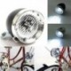 Retro stílusú kerékpár első fényszóró Vintage 3LED biztonsági figyelmeztetés éjszakai fény kerékpár dekorációs