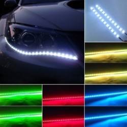 2 db / készlet 30 cm 12 LED-es fény 30cm 3528 SMD LED szalag könnyű, vízálló autódekoráció