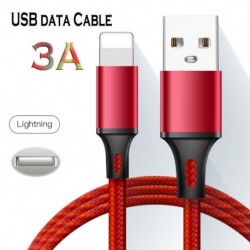 USB adatkábel iphone gyors töltéshez. Max 3A mikrotáblás adat nylon fonott töltő kábel