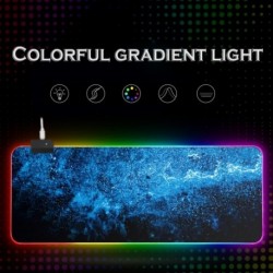 RGB Gamer számítógép RGB háttérvilágítású asztali billentyűzettel rendelkező LED egérpad