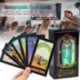 78 db Holografikus Tarot kártyák Táblajáték Shine kártyák Teljes angol nyelvű kiadás az asztrológus otthoni