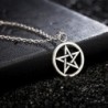 Vintage Pentagram nyaklánc medál vallásos természetfeletti nyaklánc ékszerek