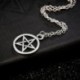Vintage Pentagram nyaklánc medál vallásos természetfeletti nyaklánc ékszerek