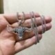 3D bika fej tehén koponya nyaklánc 24 &quot állati medál Steampunk divat ékszerek