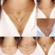 *34 - Divat nőknek varázsát ékszerek Crystal Choker nyilatkozat Vállpántos medál nyaklánc lánc