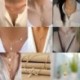 *34 - Divat nőknek varázsát ékszerek Crystal Choker nyilatkozat Vállpántos medál nyaklánc lánc