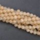 Metallic Gold - Természetes drágakő kerek kő laza gyöngyök tétel 4mm 6mm 8mm 10mm barkács ékszerek készítése