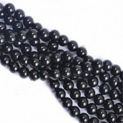 Black Onyx - Természetes drágakő kerek kő laza gyöngyök tétel 4mm 6mm 8mm 10mm barkács ékszerek készítése