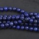 Blue Stripe Agate - Természetes drágakő kerek kő laza gyöngyök tétel 4mm 6mm 8mm 10mm barkács ékszerek készítése