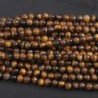 Tiger's Eye - Természetes drágakő kerek kő laza gyöngyök tétel 4mm 6mm 8mm 10mm barkács ékszerek készítése