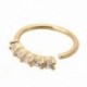 Rose Gold - Orrgyűrű fülkarika Tragus Helix porc fülbevaló kristály rozsdamentes acélból