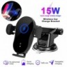 15W Qi autós vezeték nélküli töltő iPhone 11 pro XS max 8 Plus X XR 15W gyors vezeték nélküli