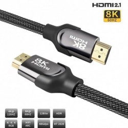 HDMI kábel HDMI 2.1 kábel 8K 60Hz 4K 120Hz ultragyors, 48 ​​Gbps 8K HDMI kábel TV PS4 PChez