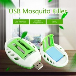 Hordozható USB szúnyoggyilkos elektromos szúnyogriasztó nyári alvásriasztó tömjénmelegítő a rovarkártevők elleni