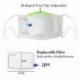 * 2 - Vicces mosható arcmaszk fél arc száj Mark HipHop Cospaly Party One Size Mask0