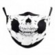 * 2 - Vicces mosható arcmaszk fél arc száj Mark HipHop Cospaly Party One Size Mask0