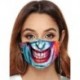 * 162 - Mosható arcmaszk fél arc koponya száj Mark HipHop Cospaly Party One Size Mask0