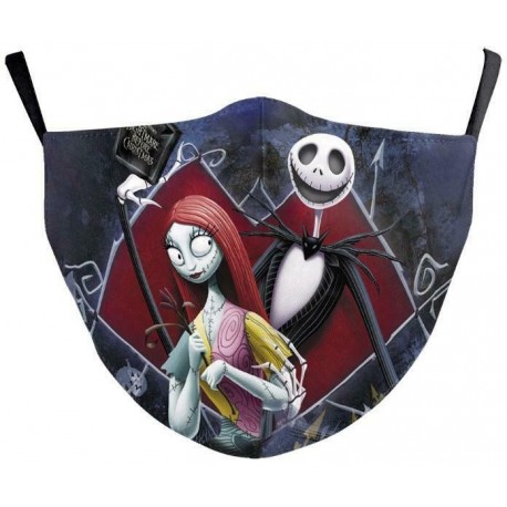 Design-22 - 3D Unisex újrafelhasználható mosható arcmaszk fél arc száj vicces arcvédő szűrő