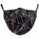 Design-58 - 3D Unisex újrafelhasználható mosható arcmaszk fél arc száj vicces arcvédő szűrő