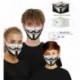 Szűrő chip - A Rémálom terror újrafelhasználható mosható felnőtt felnőttek arcmaszk fél arc szájnyom