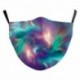 6. - Tie Dye 3D nyomtatott állítható vicces szájjel szövet szövetmaszk mosható többször használható