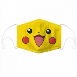 Aranyos rajzfilm Emoji - Mens Womens Kids 3D Funny Mouth Mark Fabric Facemask Mosható Party Magic Gothic