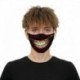 Aranyos rajzfilm Emoji - Mens Womens Kids 3D Funny Mouth Mark Fabric Facemask Mosható Party Magic Gothic