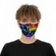 Variáns tengeri koponya - Mens Womens Kids 3D Funny Mouth Mark Fabric Facemask Mosható Party Magic Gothic