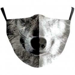 * 159 - Mosható arcmaszk fél arc koponya száj Mark HipHop Cospaly Party One Size Mask0