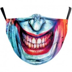 * 108 - Mosható arcmaszk fél arc koponya száj Mark HipHop Cospaly Party One Size Mask0
