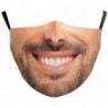 * 149 - Mosható arcmaszk fél arc koponya száj Mark HipHop Cospaly Party One Size Mask0
