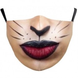 * 130 - Mosható arcmaszk fél arc koponya száj Mark HipHop Cospaly Party One Size Mask0