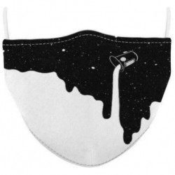 Design-83 - Férfi újrafelhasználható unisex vicces mosható arcmaszk fél arc száj Mark HipHop rajzfilm